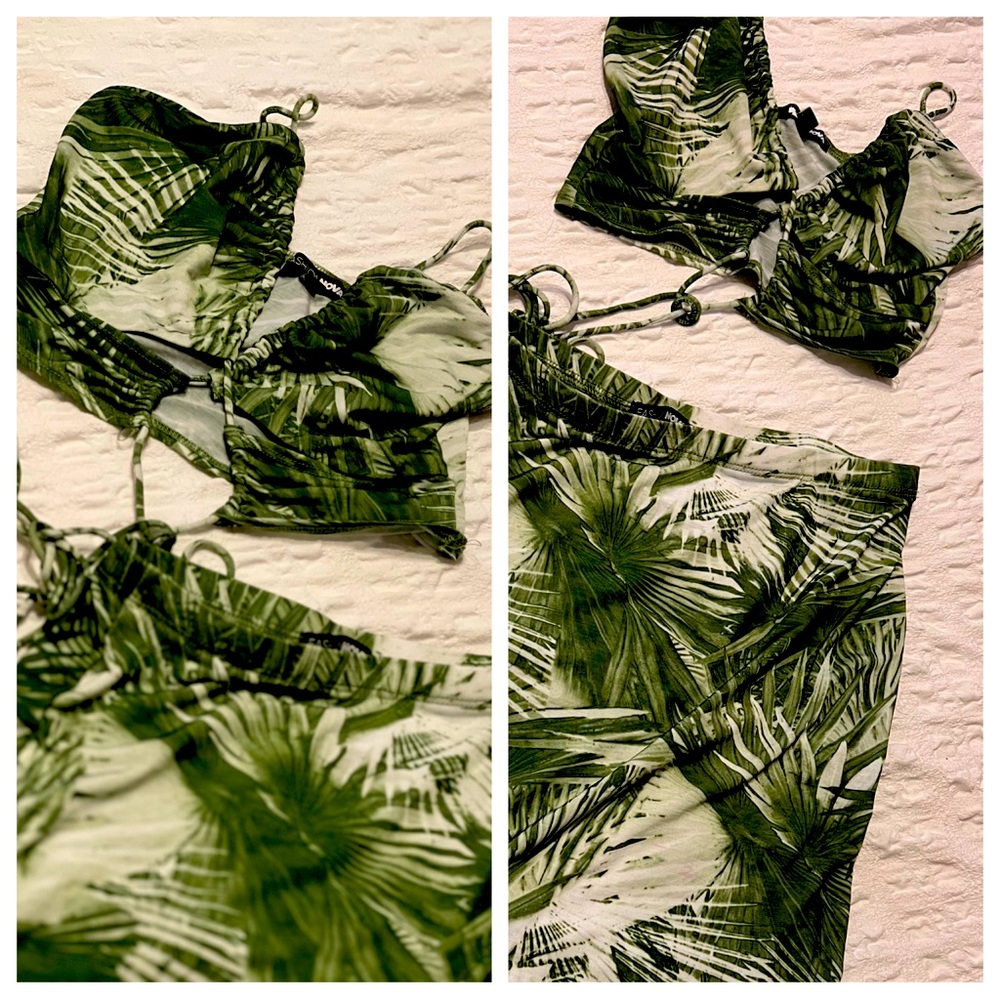 Two Piece Island Vibes Skirt Set